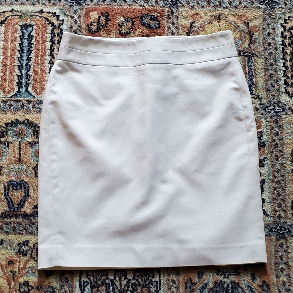 BANANA REPUBLIC white pencil skirt 2P